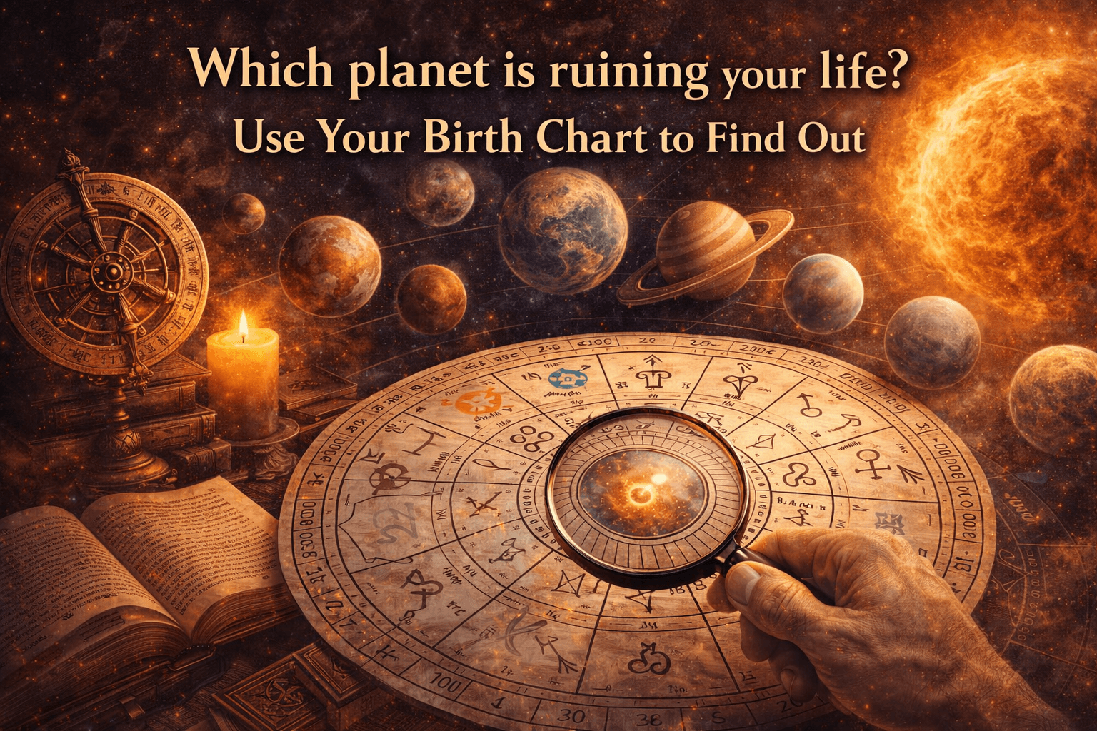 Which planet is ruining your life? Use Your Birth Chart to Find Out