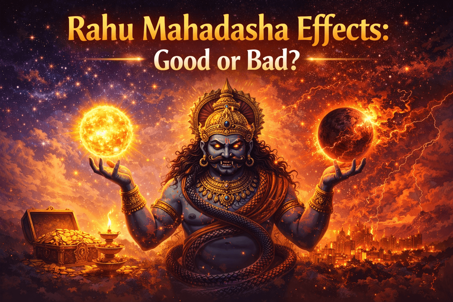 Rahu Mahadasha Effects: Good or Bad?