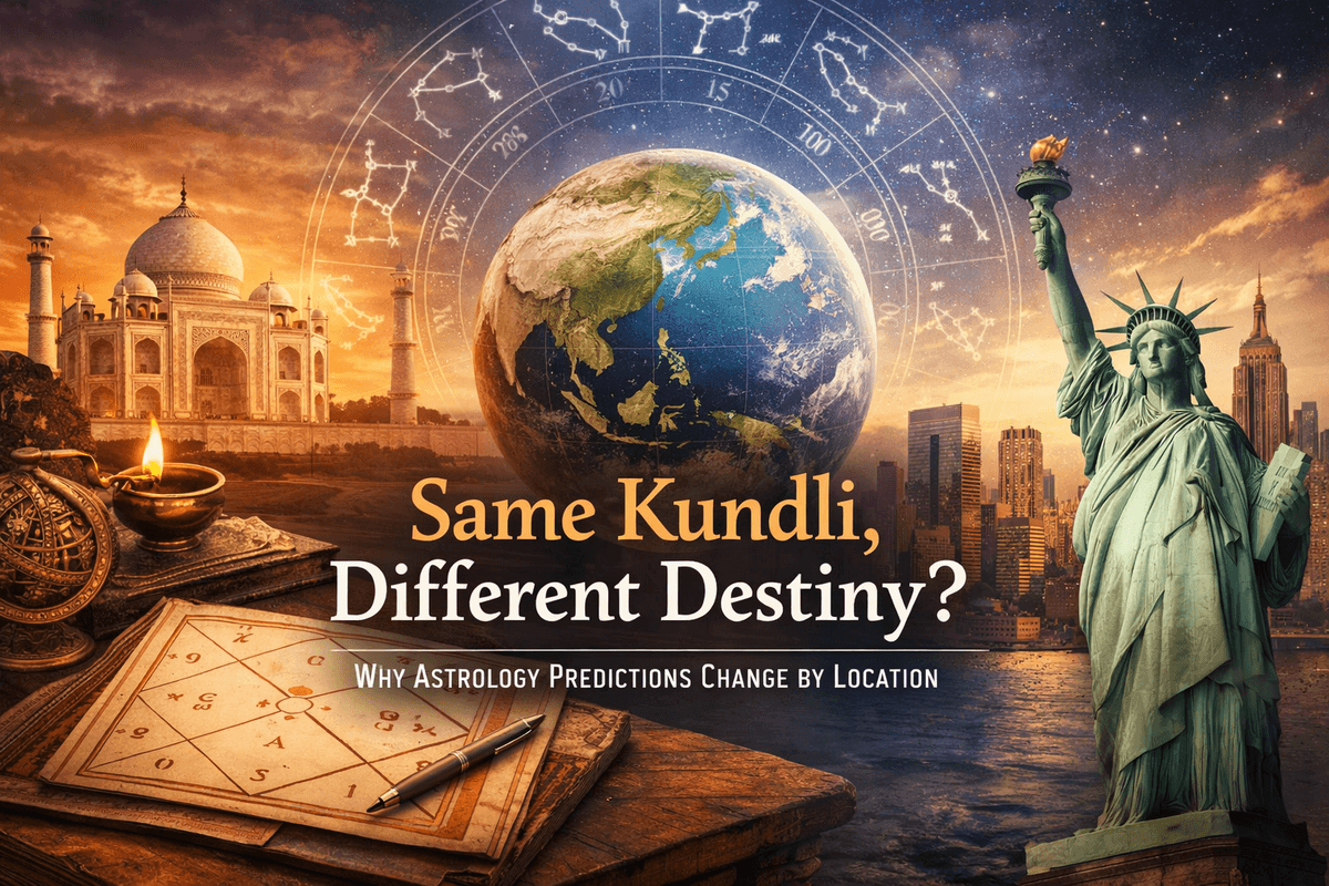 Same Kundli, Different Destiny? Why Astrology Predictions Change by Location