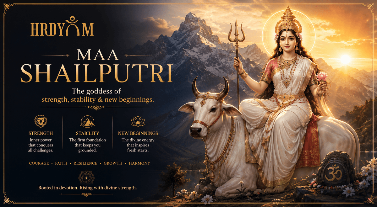 Maa Shailputri: The goddess of strength, stability & new beginnings