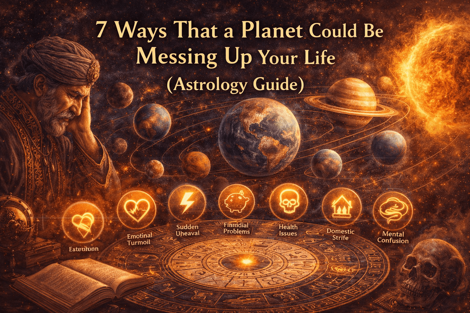 7 Ways That a Planet Could Be Messing Up Your Life (Astrology Guide)