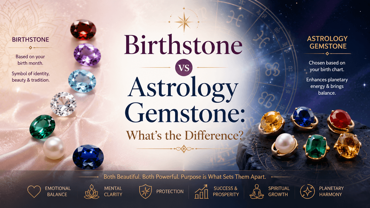 Birthstone vs Astrology Gemstone: What’s the Difference?