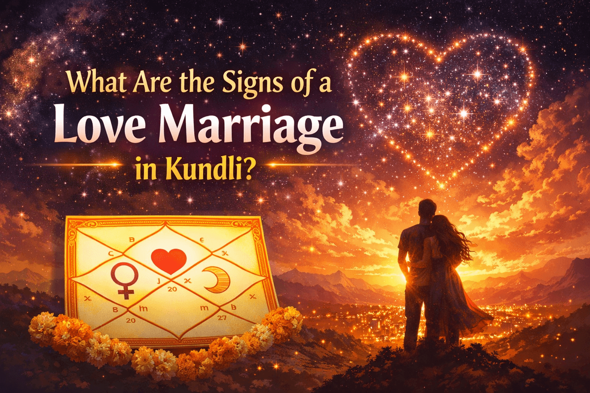 What Are the Signs of a Love Marriage in Kundli?