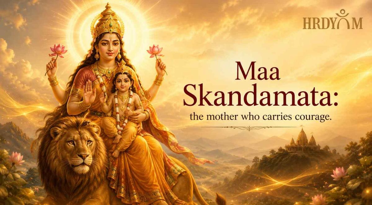 Maa Skandamata: the mother who carries courage