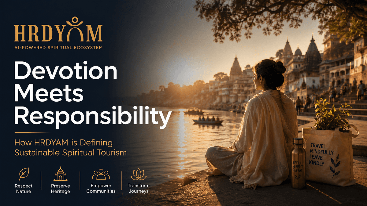 Devotion Meets Responsibility: How HRDYAM is Defining Sustainable Spiritual Tourism