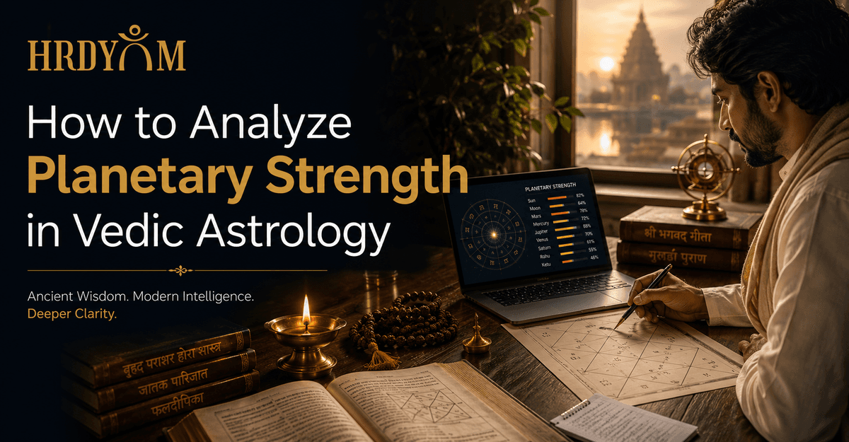 How to Analyze Planetary Strength in Vedic Astrology: An AI-Powered Guide