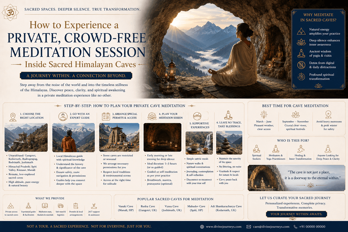 How to Experience a Private, Crowd-Free Meditation Session Inside Sacred Himalayan Caves