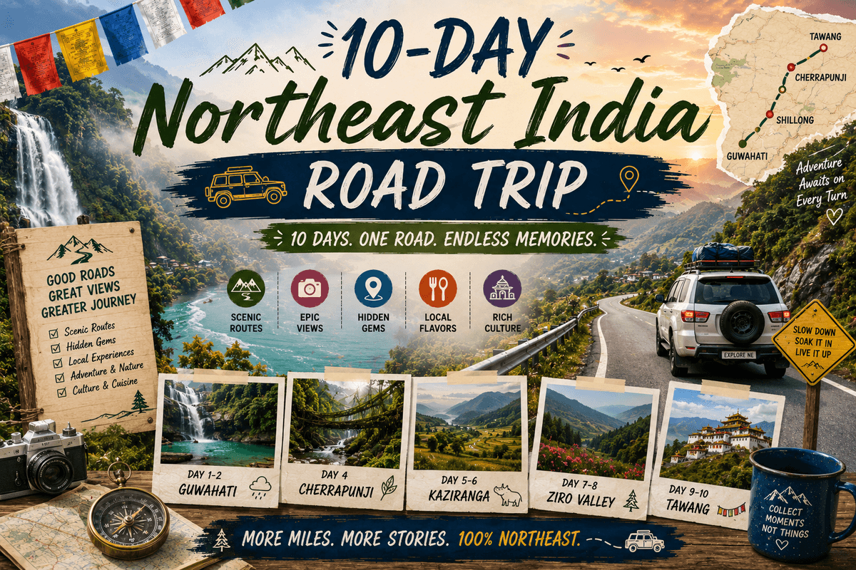 10-Day Northeast India Road Trip