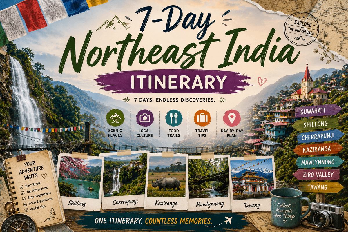 7-Day Northeast India Itinerary