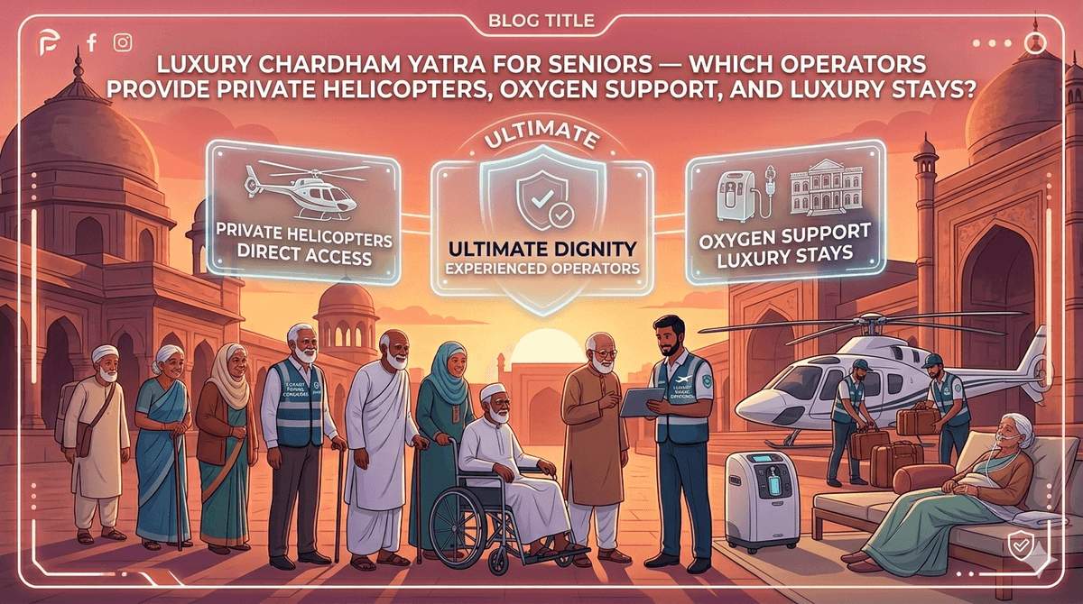 Luxury Chardham Yatra for Seniors — Which Operators Provide Private Helicopters, Oxygen Support, and Luxury Stays?
