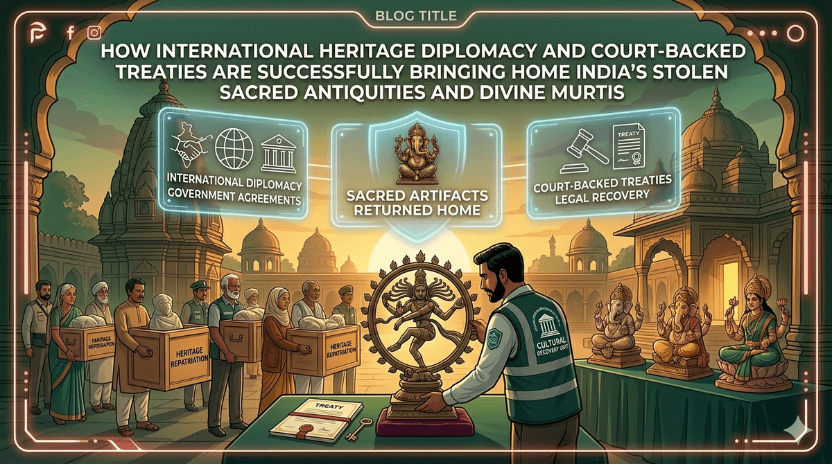 How International Heritage Diplomacy and Court-Backed Treaties Are Successfully Bringing Home India's Stolen Sacred Antiquities and Divine Murtis