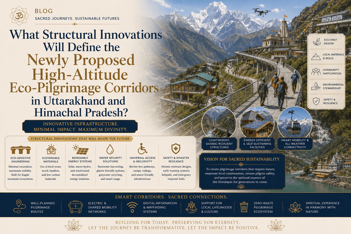 What Structural Innovations Will Define the Newly Proposed High-Altitude Eco-Pilgrimage Corridors in Uttarakhand and Himachal Pradesh?