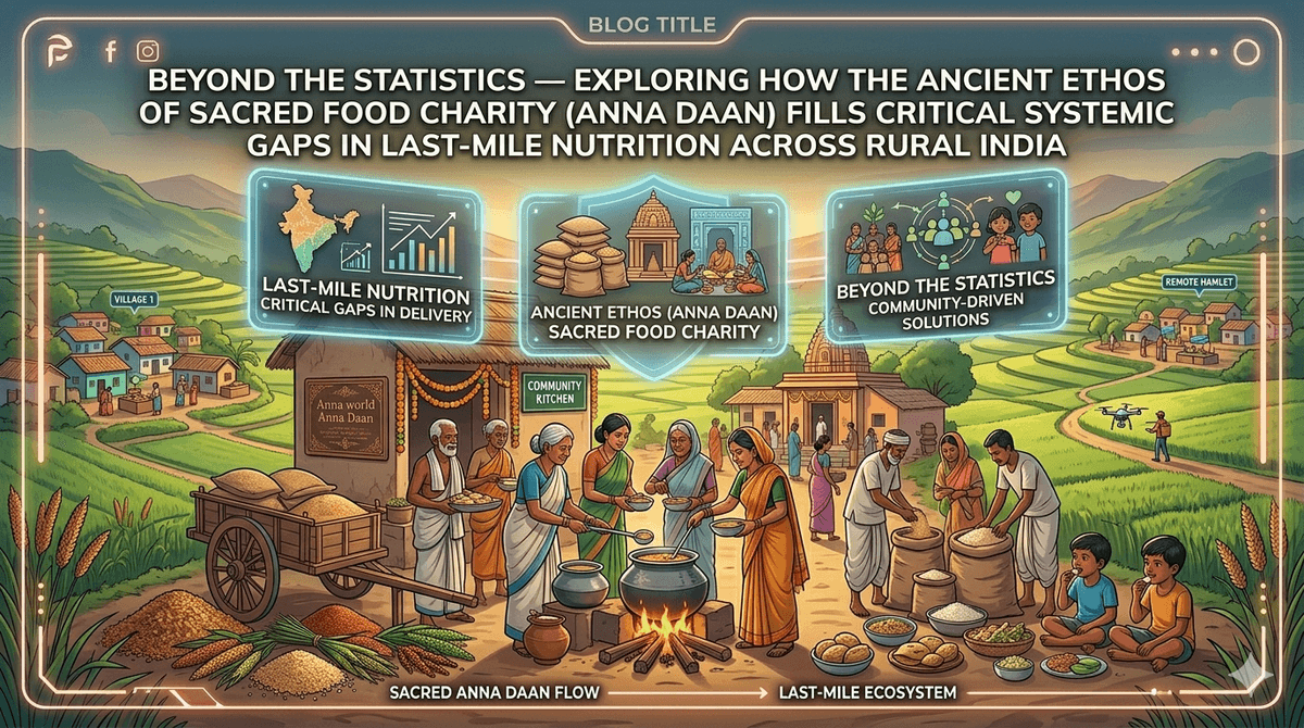 Beyond the Statistics — Exploring How the Ancient Ethos of Sacred Food Charity (Anna Daan) Fills Critical Systemic Gaps in Last-Mile Nutrition Across Rural India