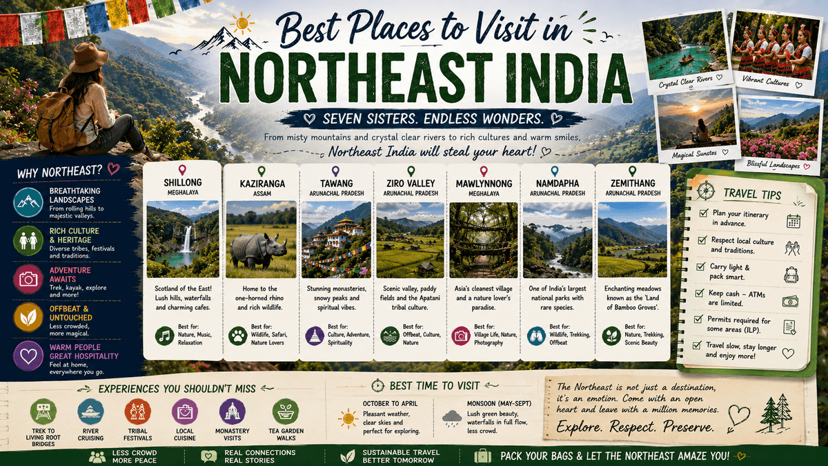 Best Places to Visit in Northeast India