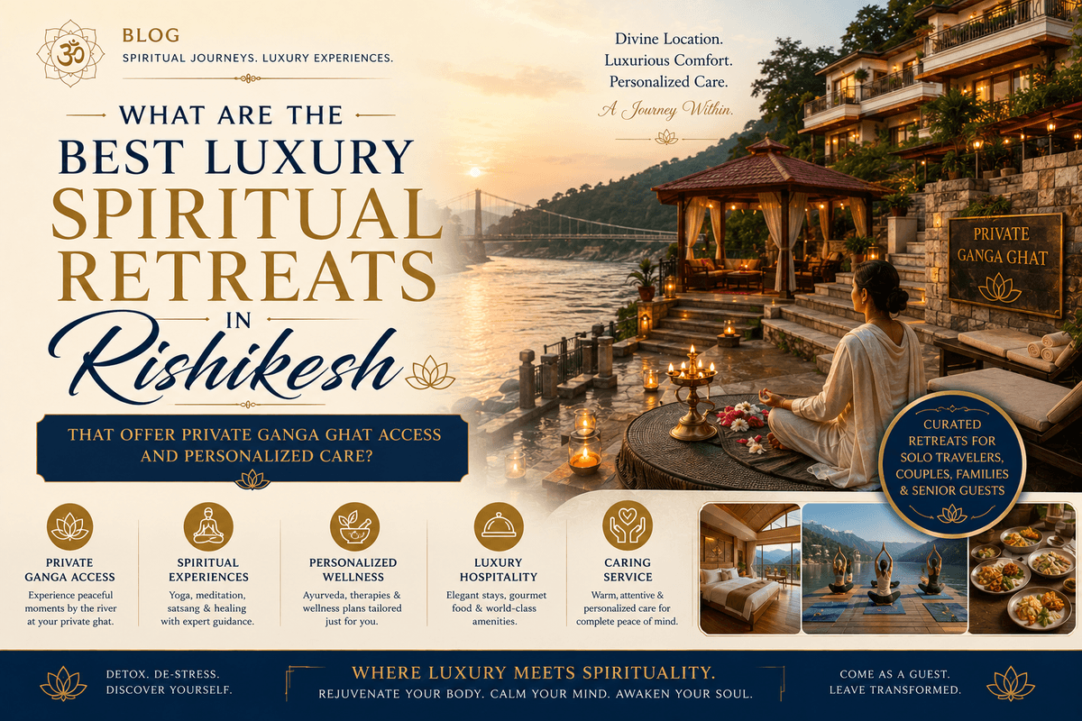 What Are the Best Luxury Spiritual Retreats in Rishikesh That Offer Private Ganga Ghat Access and Personalized Care?