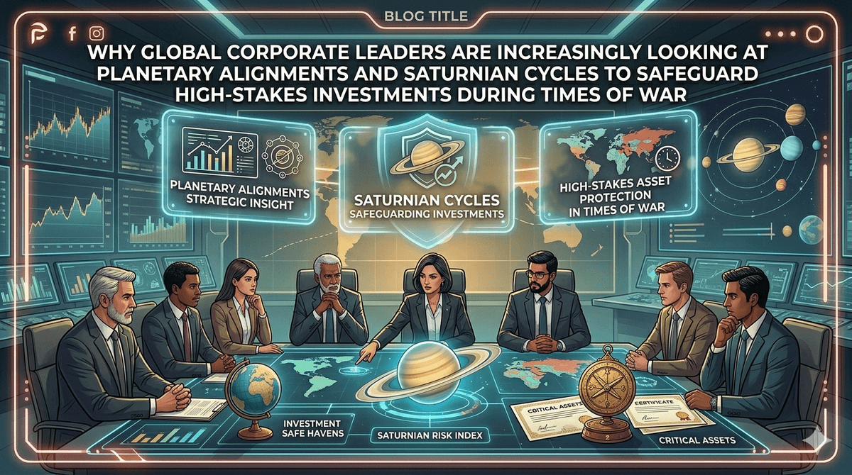 Why Global Corporate Leaders Are Increasingly Looking at Planetary Alignments and Saturnian Cycles to Safeguard High-Stakes Investments During Times of War