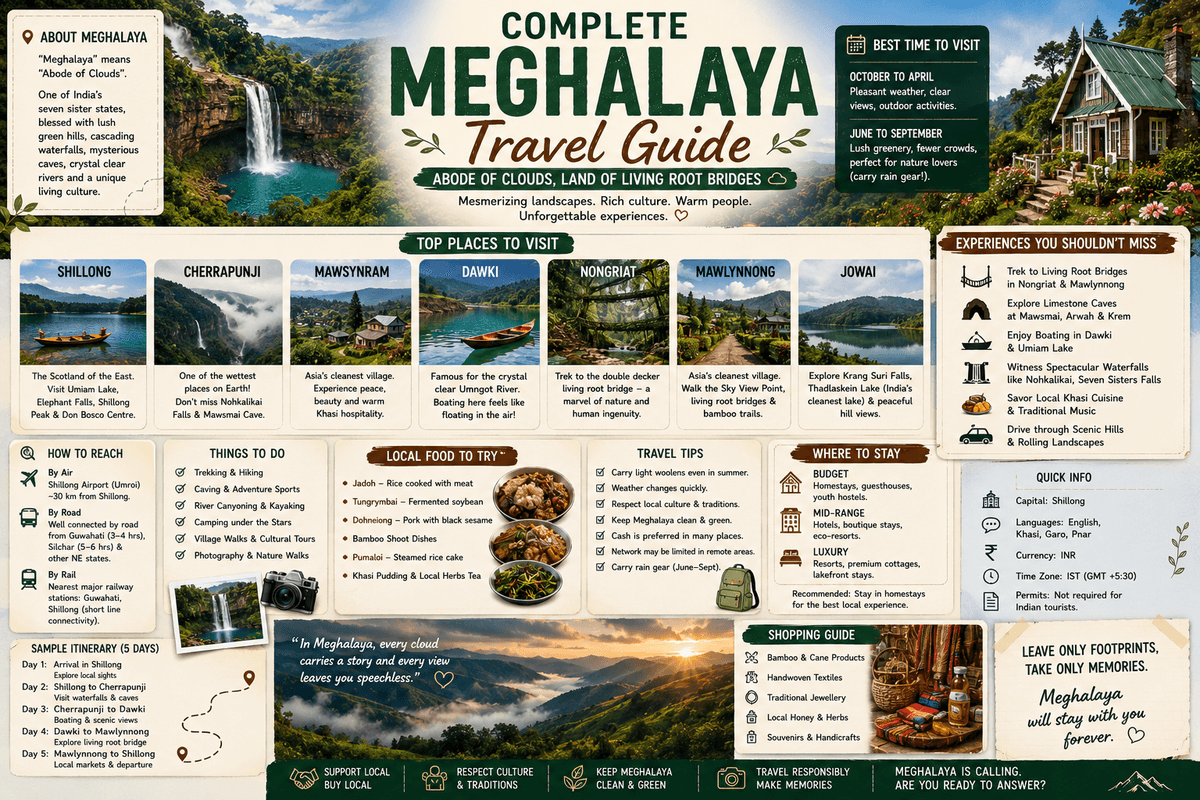Complete Meghalaya Travel Guide
