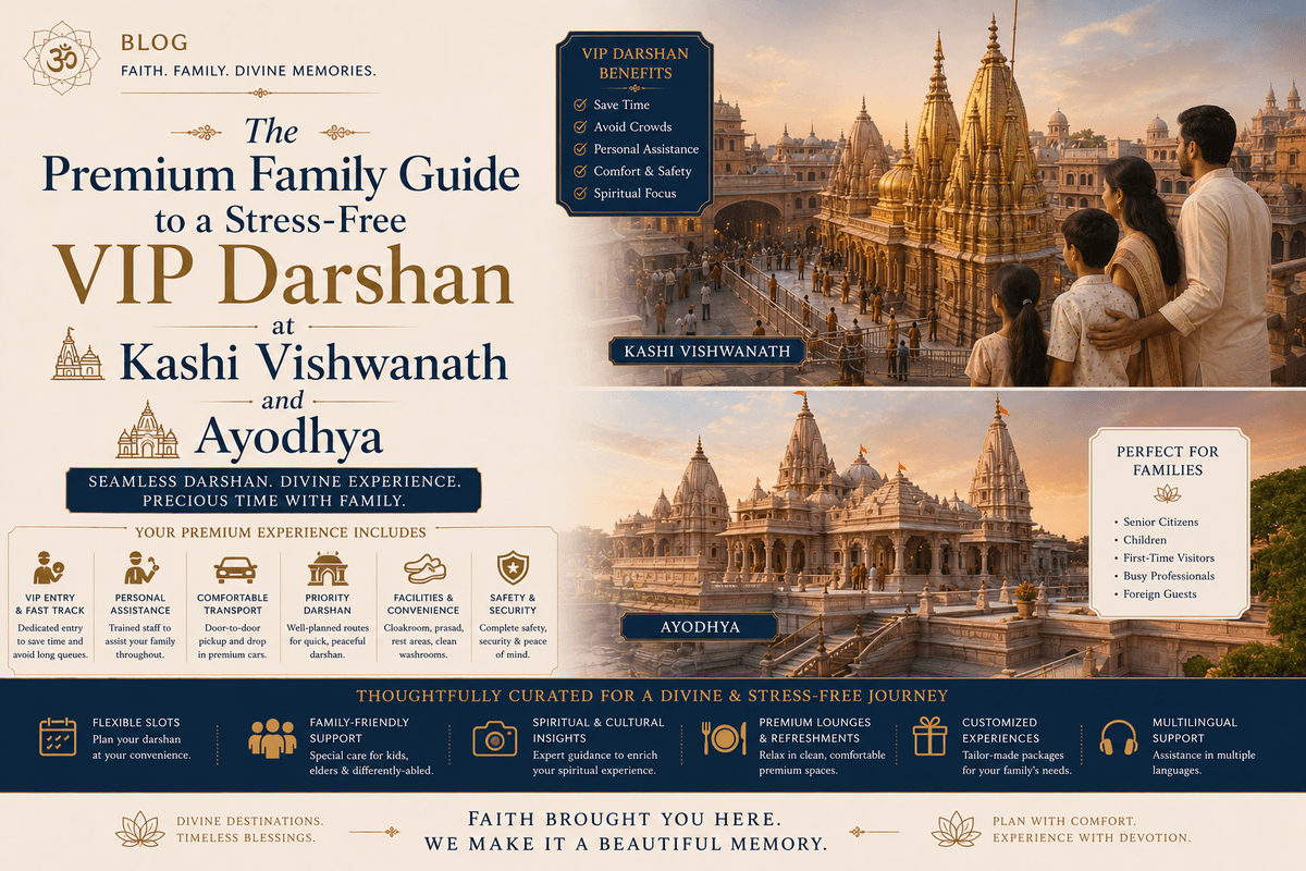 The Premium Family Guide to a Stress-Free VIP Darshan at Kashi Vishwanath and Ayodhya