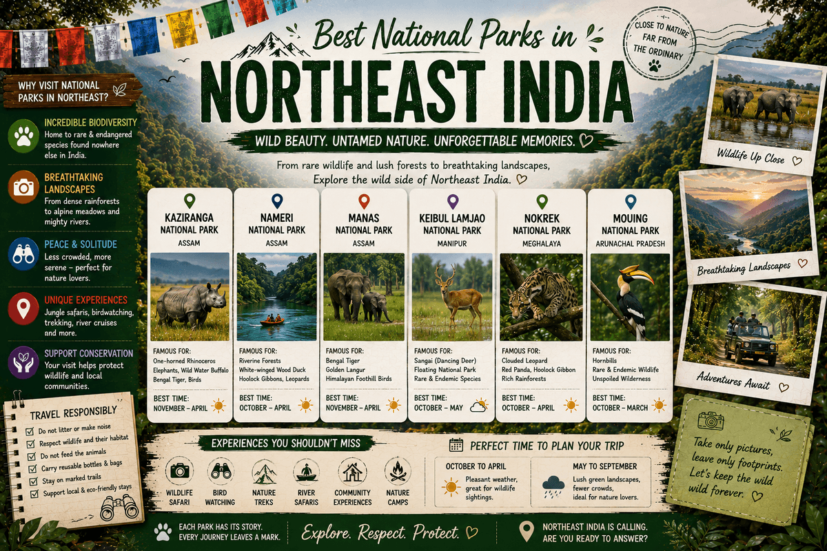 Best National Parks in Northeast India