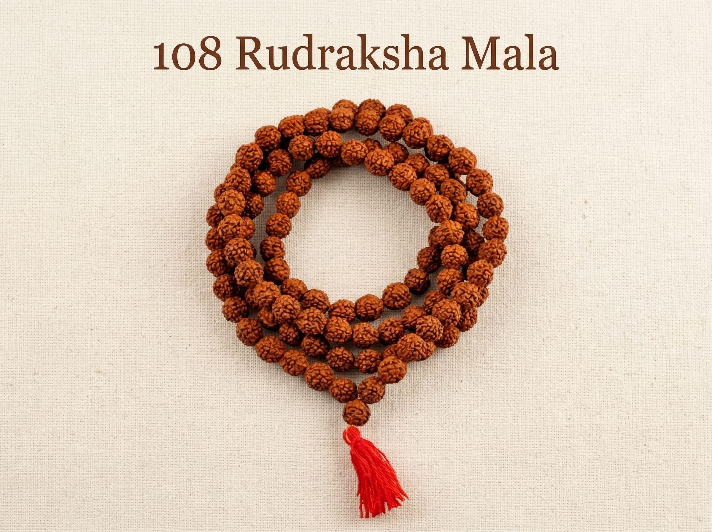 108 Bead Rudraksha Mala