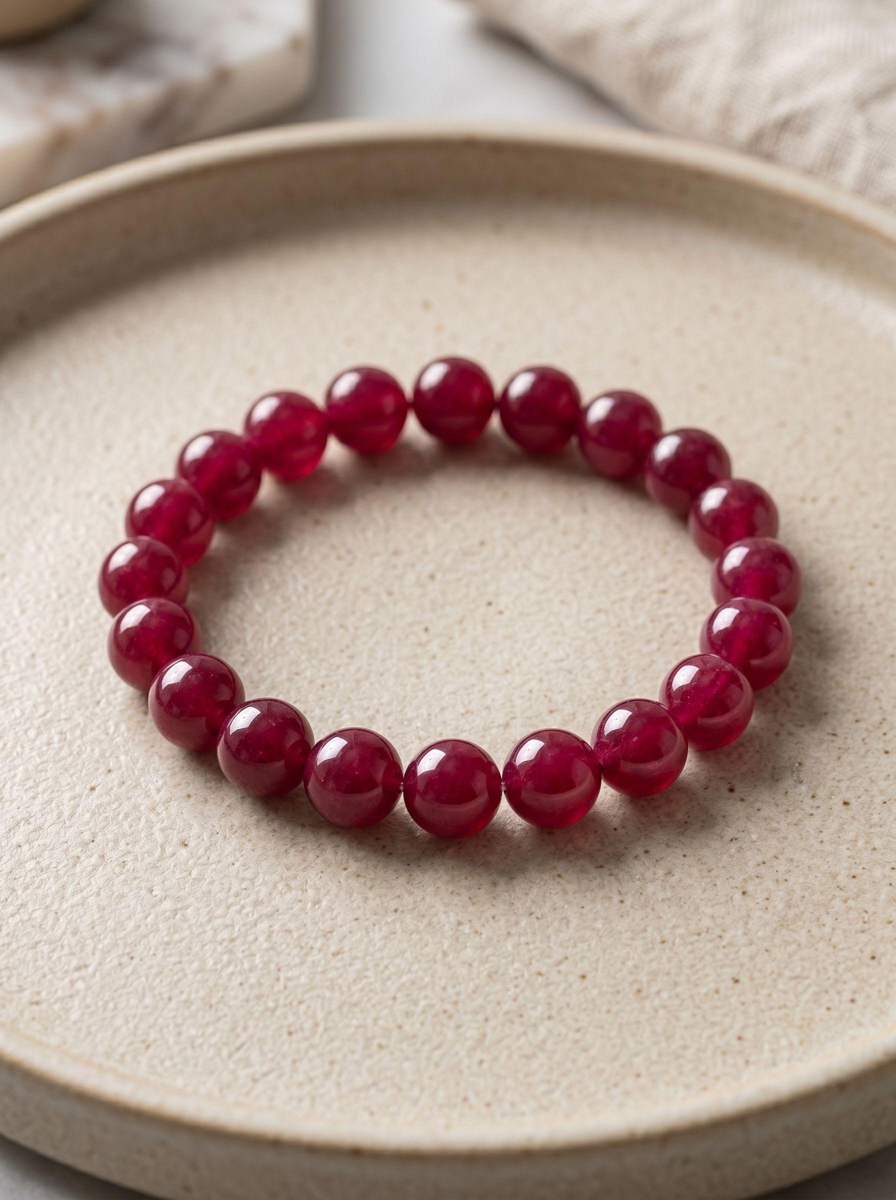 Jade Bracelet (Red)
